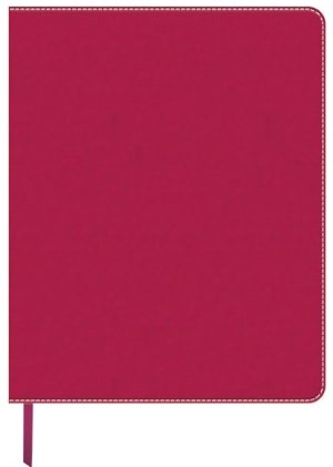 Leatherlook Journal - Pink - Medium - Lined both Sides