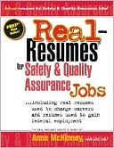 Real-Resumes for Safety and Quality Assurance Jobs