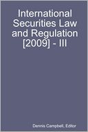 download International Securities Law and Regulation 2009-III book