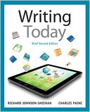 Writing Today, Brief Edition, with NEW MyCompLab Student Access Code Card