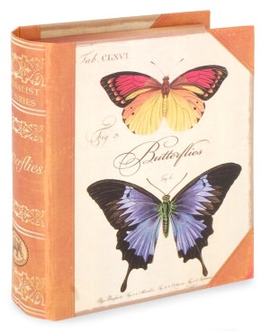 Box Card Butterflies Book Set of 20
