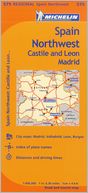 Michelin Spain: Northwest, Castilla-Leon Madrid Map 575