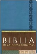RVC Biblia Oraciones y Promesas - Azul Cobalto Simil Piel con Indice