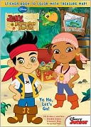 Yo Ho, Let's Go! Jake & the Neverland Pirates: Sticker Book to Color with Treasure Map