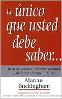 Lo unico que ustede debe saber (The One Thing You Need to Know)