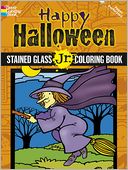 Happy Halloween Stained Glass Jr. Coloring Book