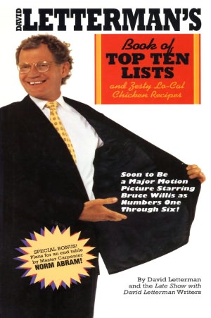 David Letterman's Book Top Ten