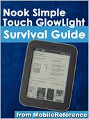 Nook Simple Touch GlowLight Survival Guide by MobileReference: NOOK Book Cover