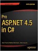 Pro ASP.NET 4.5 in C# by Adam Freeman: Book Cover