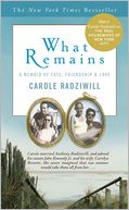 What Remains by Carole Radziwill: Book Cover