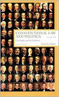 download Constitutional Law and Politics : Volume 2 book