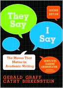 "They Say / I Say" by Gerald Graff: Book Cover