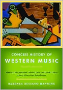 Concise History of Western Music by Barbara Russano Hanning: Book Cover