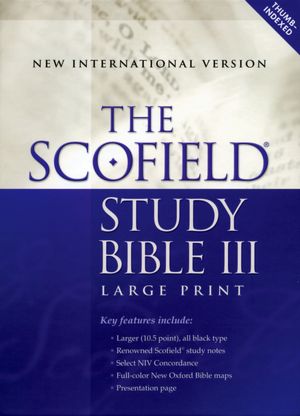 Scofieldi'A Study Bible III, Large Print, NIV