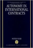 download Autonomy in International Contracts book
