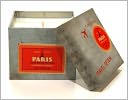 Paris Wanderlust Square Tin Candle by Paddywax, LLC: Product Image