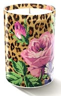 Leopard Rose Small Glass Candle 3x2 by Fringe Studio: Product Image