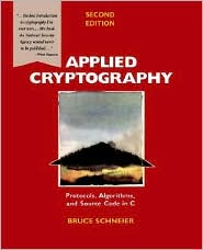 Applied Cryptography by Bruce Schneier: Book Cover