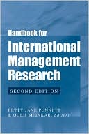 Handbook for International Management Research