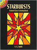 Starbursts Stained Glass Coloring Book