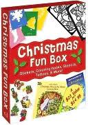 Christmas Fun Box with Sticker and Tattoos and Stencils