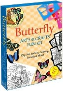 Butterfly Arts and Crafts Fun Kit: Clip Art, Stickers, Coloring, Stencils and More!