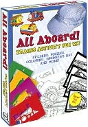 All Aboard! Trains Activity Fun Kit: Stickers, Puzzles, Coloring, Engineer's Hat and More!