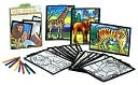 Wild Animals Stained Glass Coloring Kit