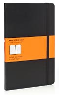 Moleskine Classic Black Large Ruled Notebook 5x8 by Moleskine: Product Image