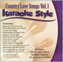 Karaoke Style: Country Love Songs, Vol. 1: CD Cover