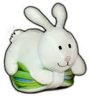 Hop-A-Long Bunny: A Pull-the-String Cloth Book