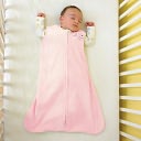 Halo SleepSack wearable blanket, 100% polyester microfleece, size medium 16-24 lbs, soft pink by Halo: Product Image