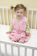 Halo SleepSack Early Walker wearable blanket, 100% polyester comfort mesh, size large 12-18 mos, pink by Halo: Product Image