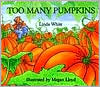 Too Many Pumpkins by Linda White: Book Cover