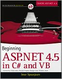 Beginning ASP.NET 4.5 by Imar Spaanjaars: NOOK Book Cover