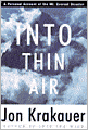 Into Thin Air: A Personal Account of the Mount Everest Disaster