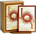 JOY TO THE WORLD TIP ON CHRISTMAS BOXED CARD by Cr Gibson: Product Image