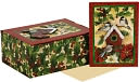 Chickadees Tip On Christmas Boxed Card by Gibson, C. R. Company: Product Image