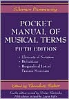 Schirmer Pronouncing Pocket Manual of Musical Terms