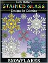 Ruth Heller's Stained Glass Designs for Coloring Snowflakes