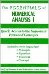 Numerical Analysis I Essentials