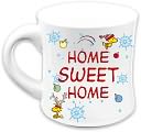 Peanuts Snoopy Home Sweet Home 12oz Flute Mug by Vandor: Product Image