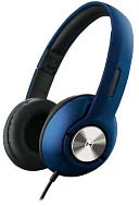 iHome IB45LC On-Ear Foldable Headphones with Pouch - Blue by SDI Technologies, Inc.: Product Image