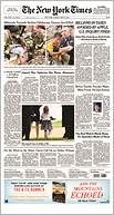The New York Times by The New York Times Company: NOOK Newspaper Cover