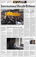The International Herald Tribune by The New York Times Company: NOOK Newspaper Cover