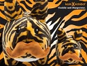 Stache Labbit 7 Inch Plush, Tiger Edition by KidRobot: Product Image