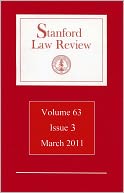 Stanford Law Review by Stanford Law Review: NOOK Book Cover