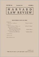 Harvard Law Review by Harvard Law Review: NOOK Book Cover