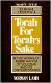 Torah Lishmah: The Study of Torah for Torah's Sake in the Work of Rabbi Hayyim of Volozhin and His Contemporaries