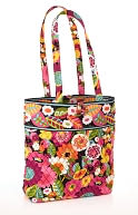 Vera Bradley VaVa Bloom Fabric Tote (11 ¾” x 13 ½” x 4” ) by Barnes & Noble: Product Image